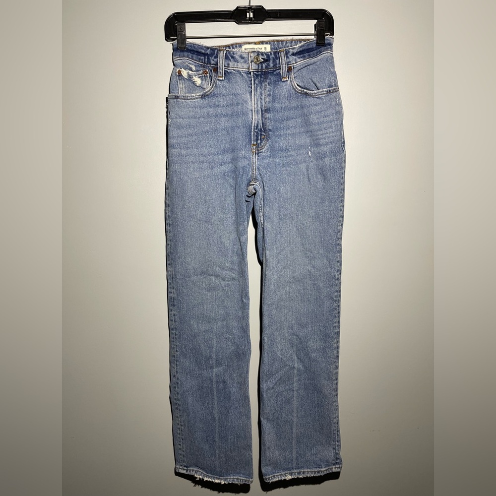 Abercrombie & Fitch Light Blue Straight Leg Jeans